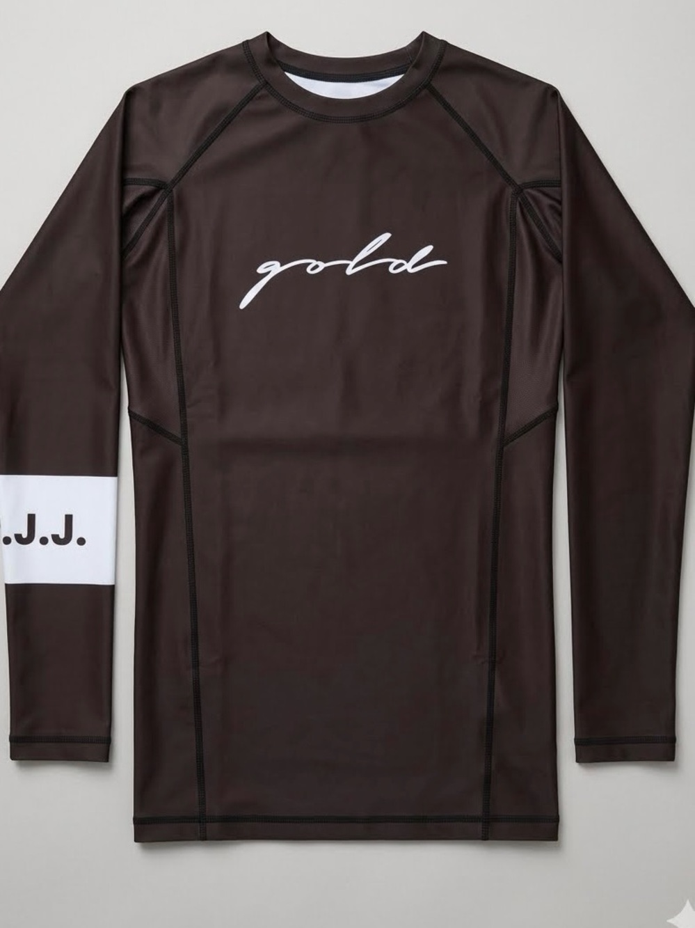 Gold BJJ Rashguard – Men’s M – NWOT – Performance No‑Gi Top